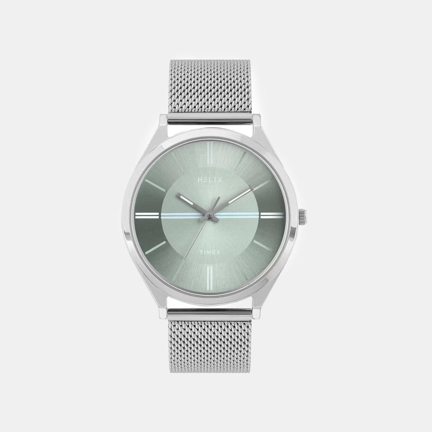 Men Quartz Blue Dial Analog Mesh Watch TW060HG07T