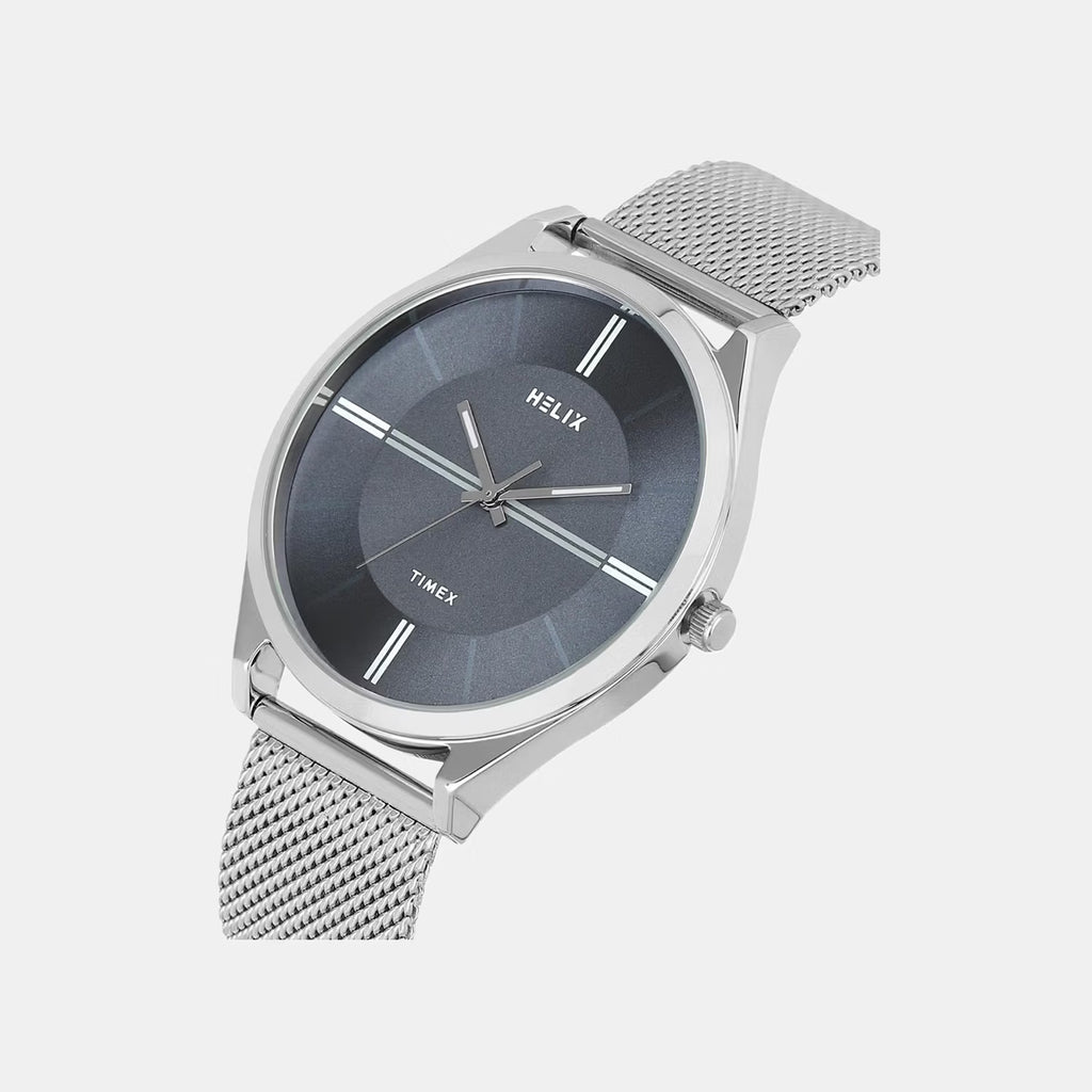 Men Quartz Blue Dial Analog Stainless Steel Watch TW060HG08T