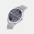 Men Quartz Blue Dial Analog Stainless Steel Watch TW060HG08T