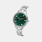 Women Quartz Green Dial Analog Stainless Steel Watch TW060HL04T