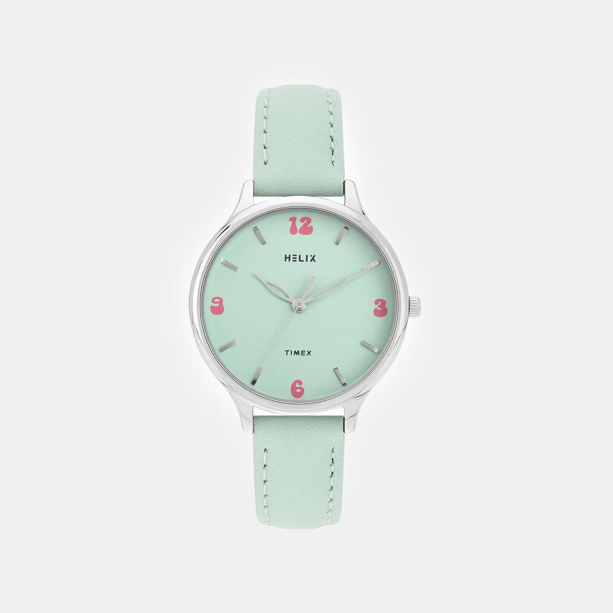 Women Quartz Blue Dial Analog Leather Watch TW060HL06T