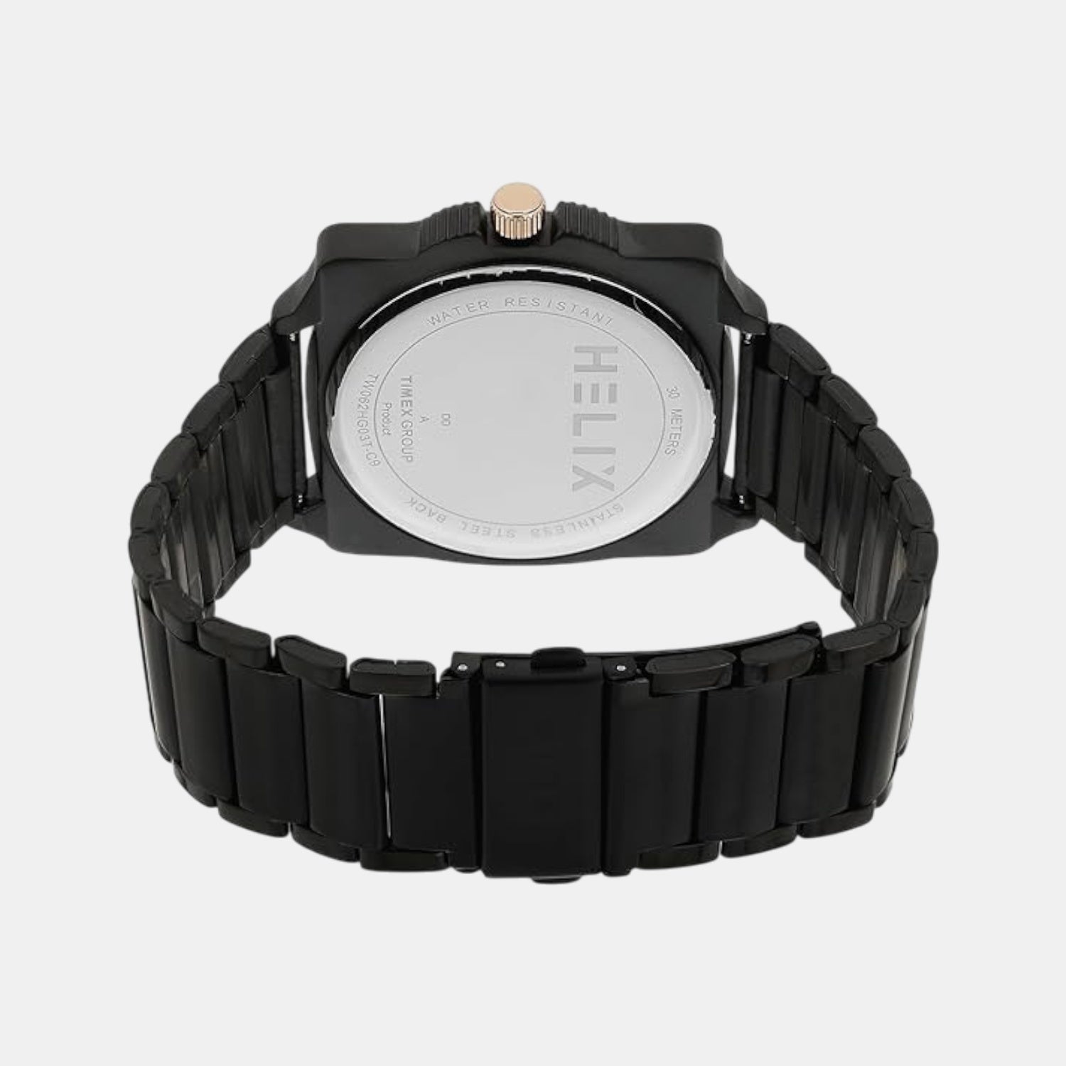 Men Quartz Black Dial Analog Stainless Steel Watch TW062HG02T