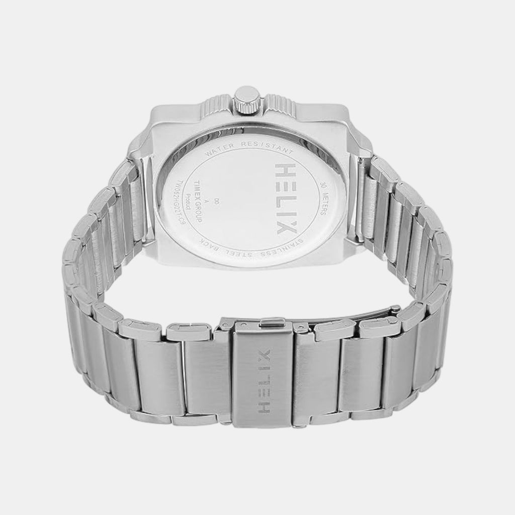 Men Quartz Black Dial Analog Stainless Steel Watch TW062HG03T