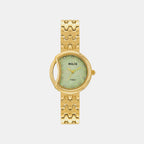 Women Quartz Green Dial Analog Stainless Steel Watch TW062HL00T