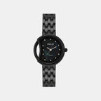 Women Quartz Black Dial Analog Stainless Steel Watch TW062HL02T