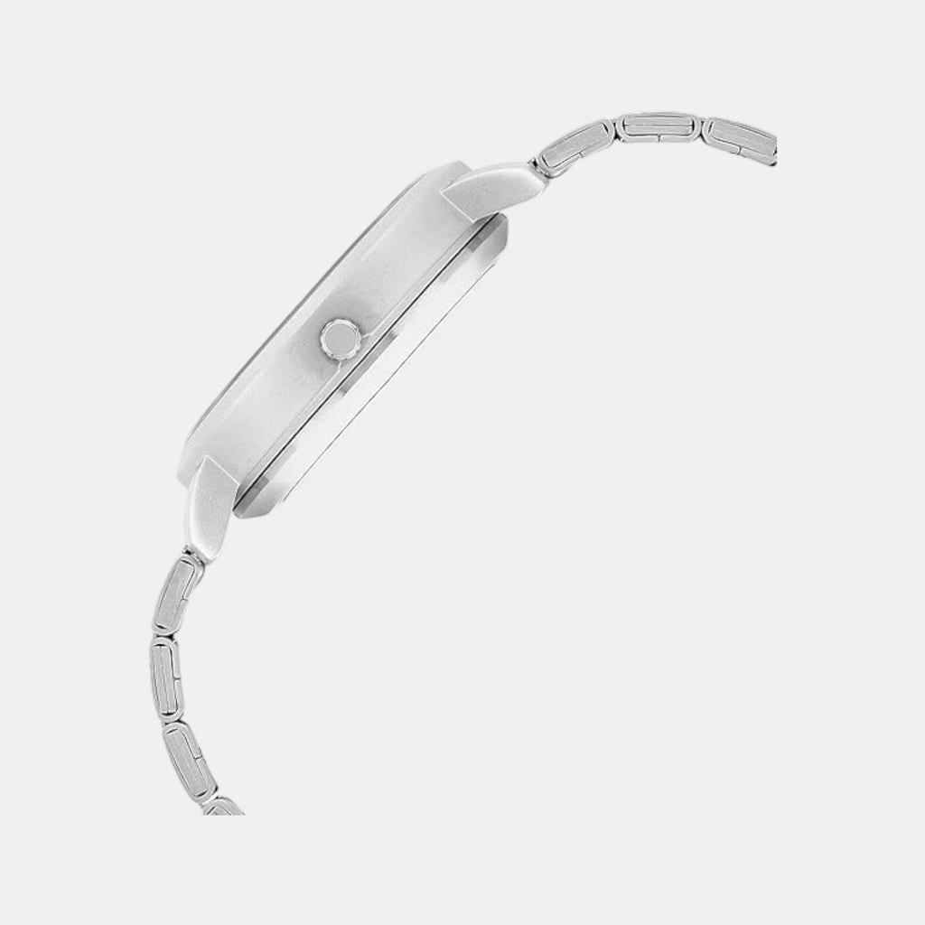 Men Quartz Silver Dial Analog Stainless Steel Watch TW063HG01T