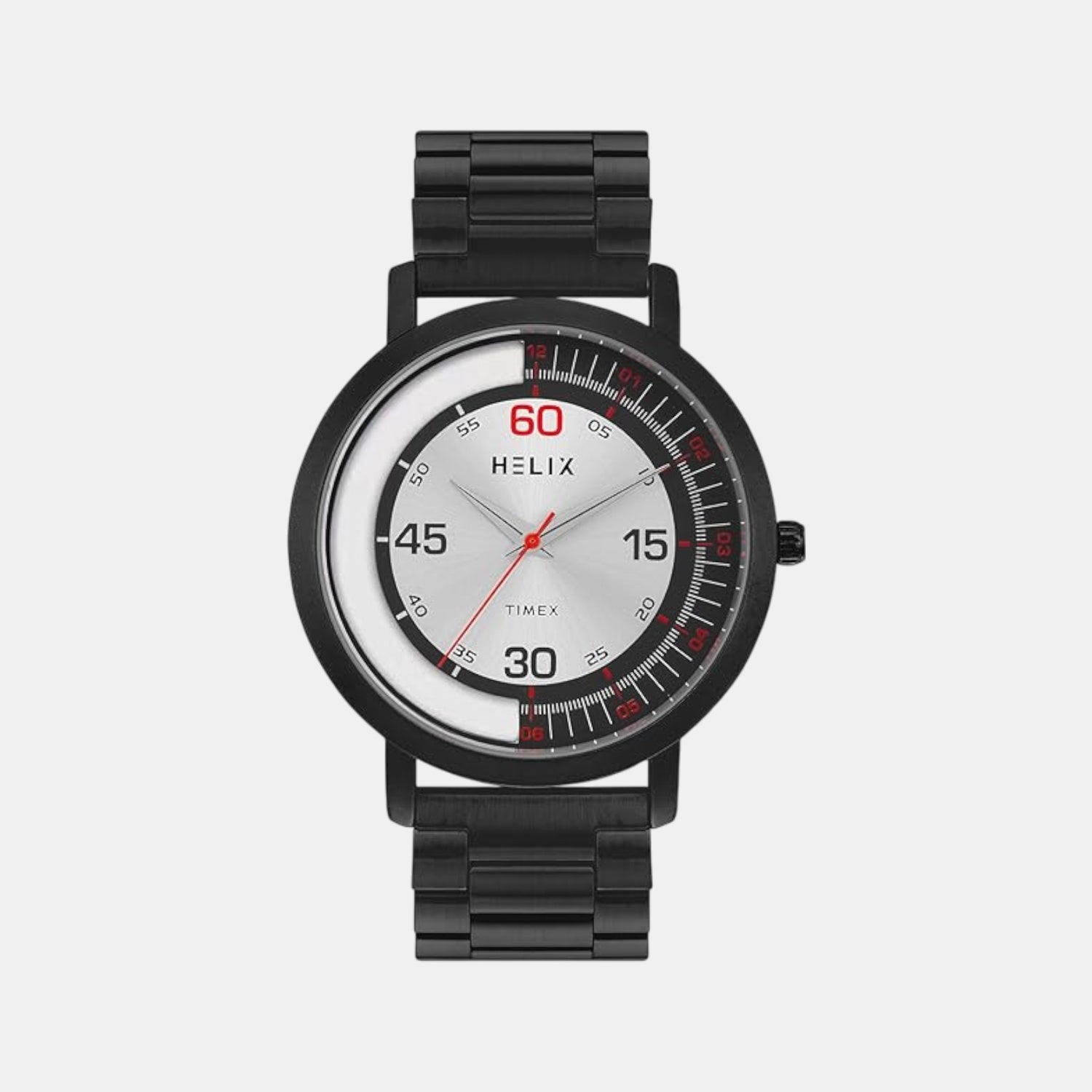 Men Quartz Silver Dial Analog Stainless Steel Watch TW063HG02T