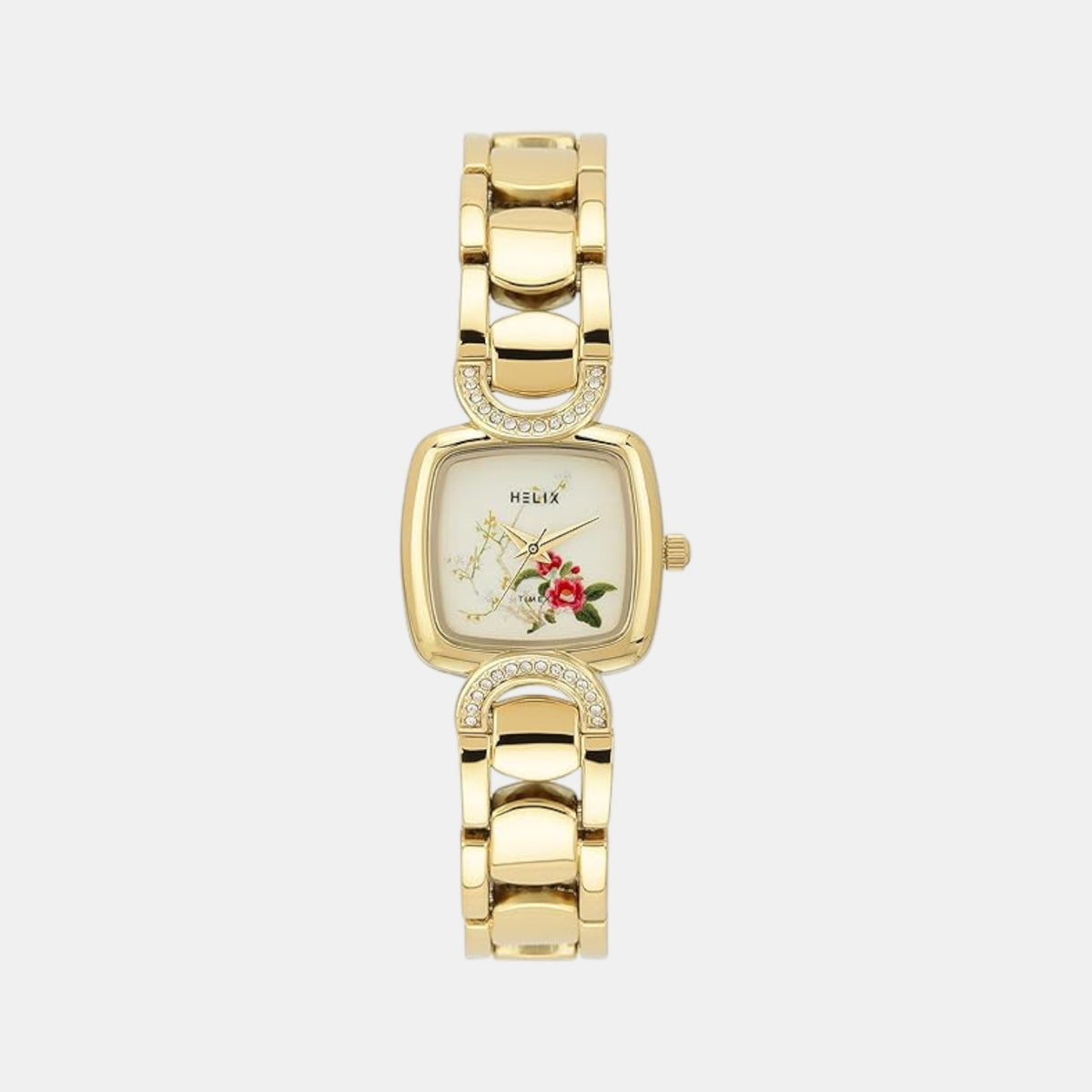 Women Quartz Champagne Dial Analog Stainless Steel Watch TW063HL01T