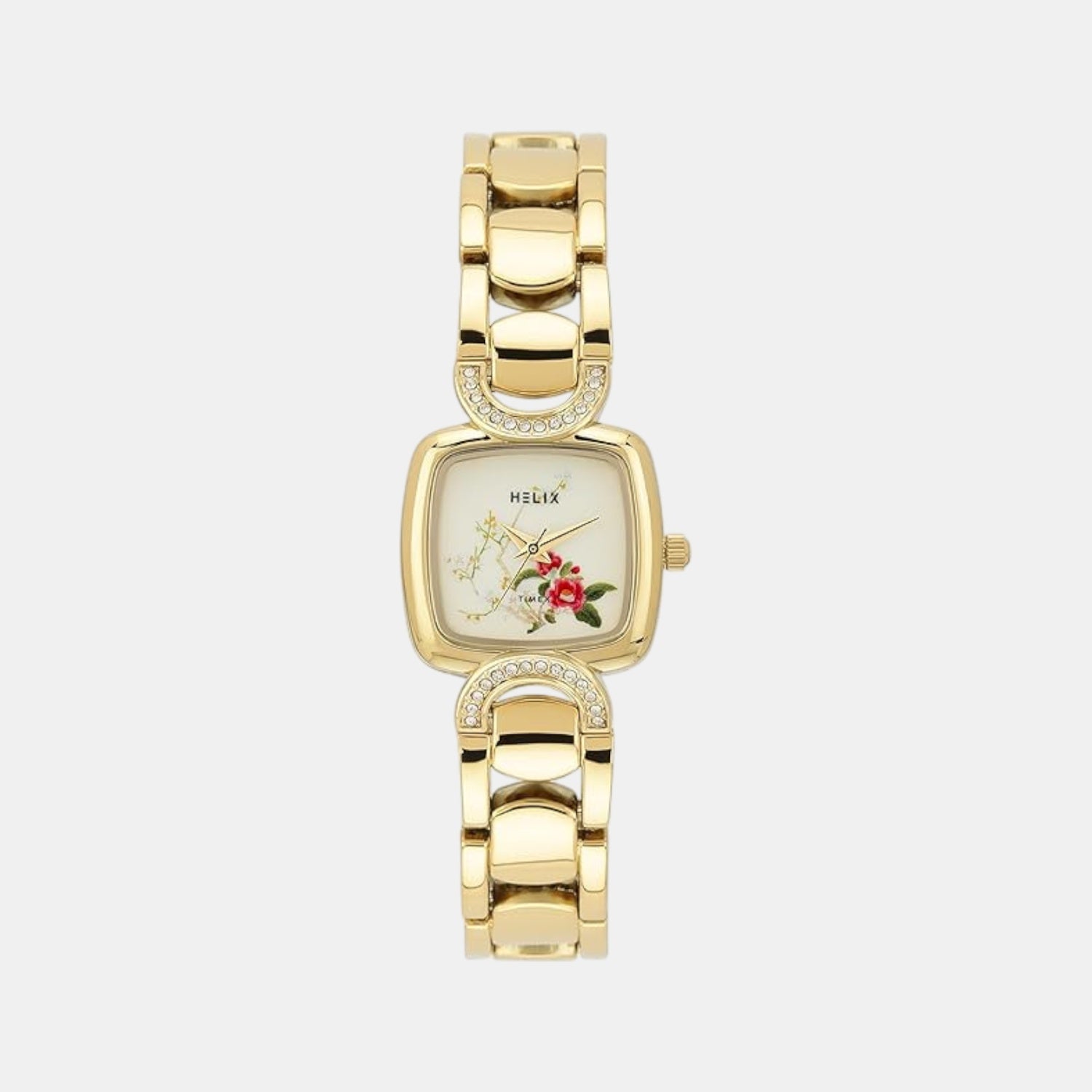 Women Quartz Champagne Dial Analog Stainless Steel Watch TW063HL01T