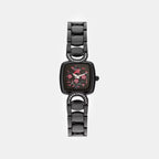 Women Quartz Black Dial Analog Stainless Steel Watch TW063HL03T