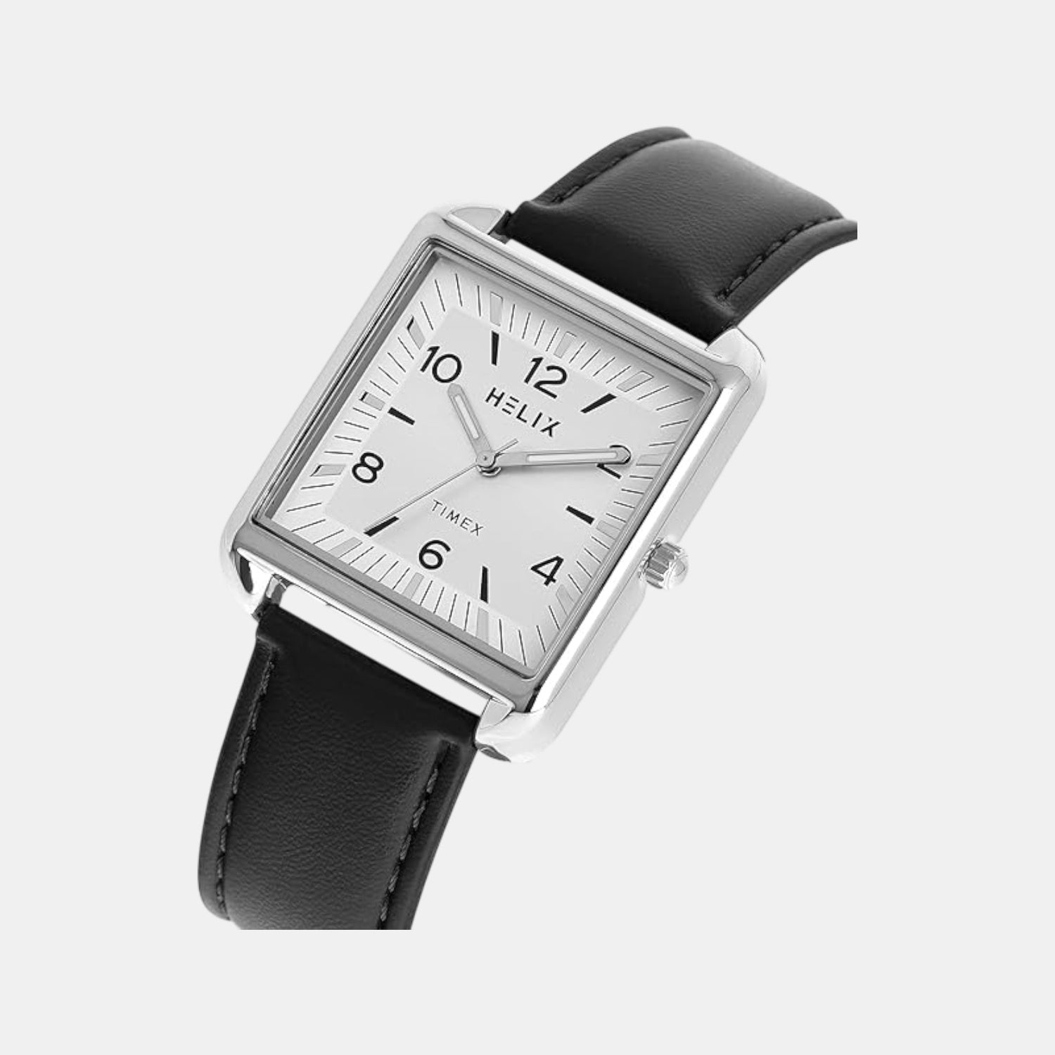 Men Quartz White Dial Analog Leather Watch TW064HG00T