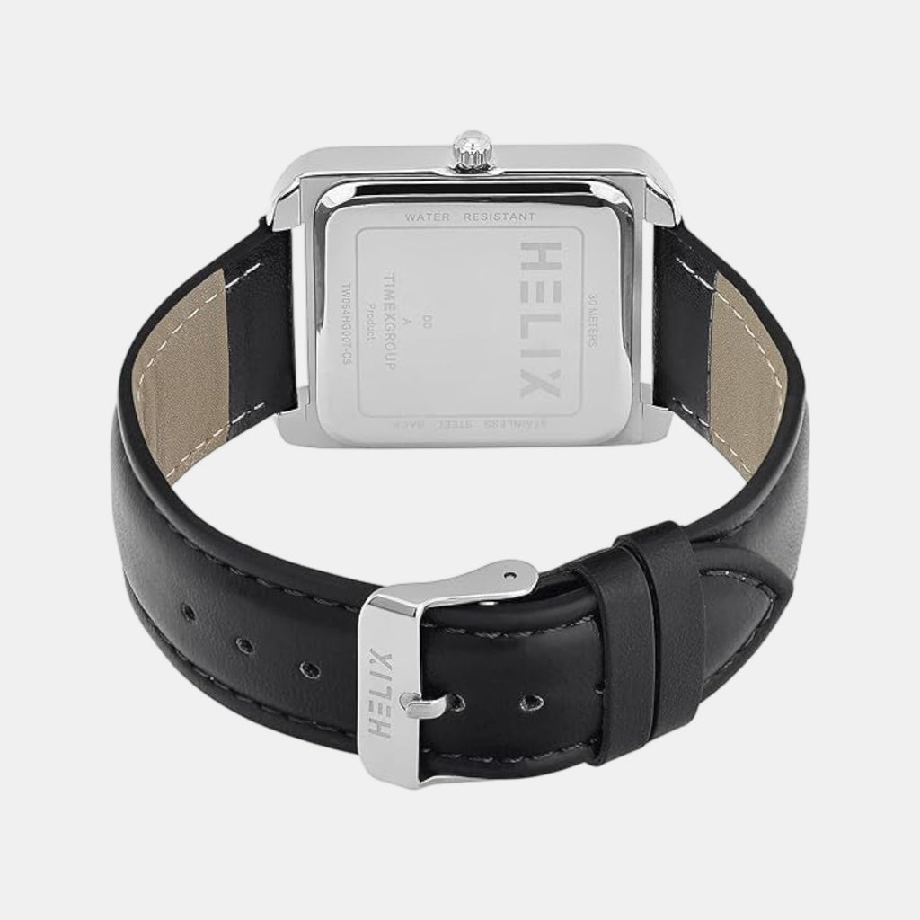 Men Quartz White Dial Analog Leather Watch TW064HG00T