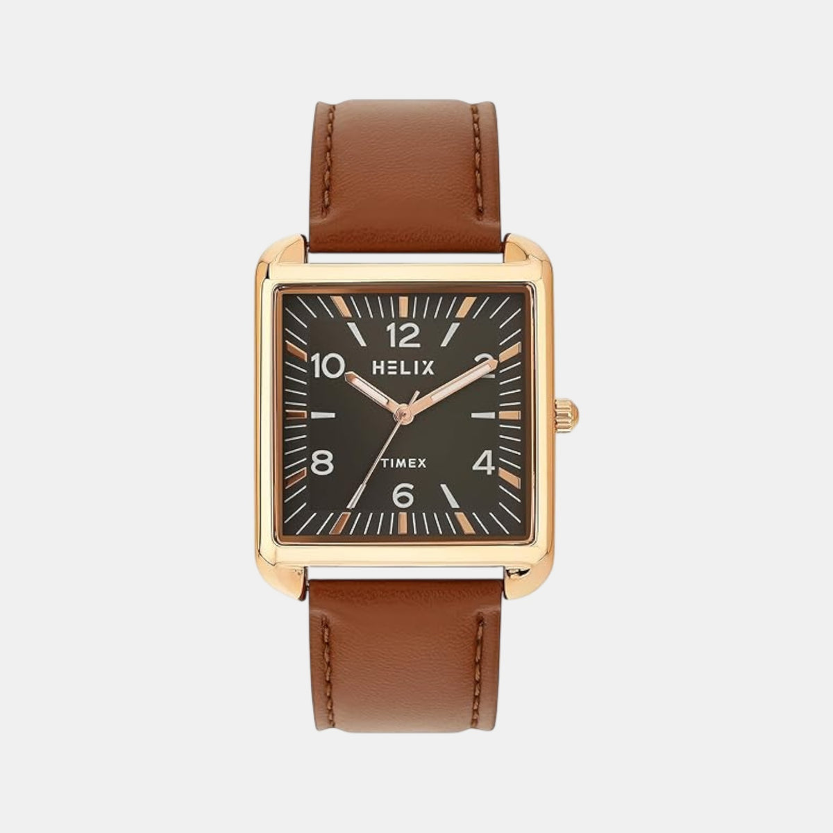Men Quartz Grey Dial Analog Leather Watch TW064HG02T