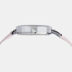 Women Quartz Pink Dial Analog Leather Watch TW064HL00T