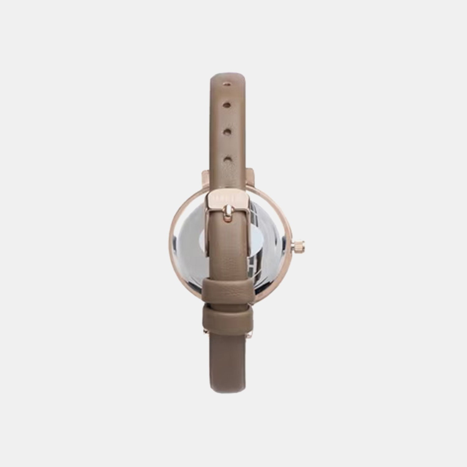 Women Quartz Rose Gold Dial Analog Leather Watch TW064HL01T