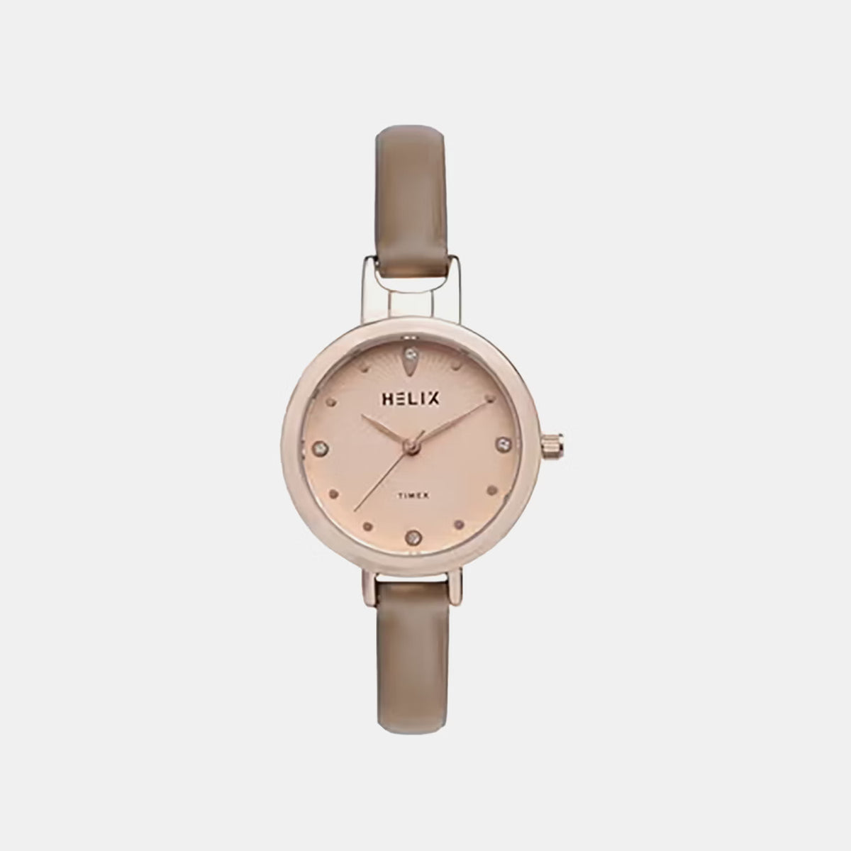 Women Quartz Rose Gold Dial Analog Leather Watch TW064HL01T