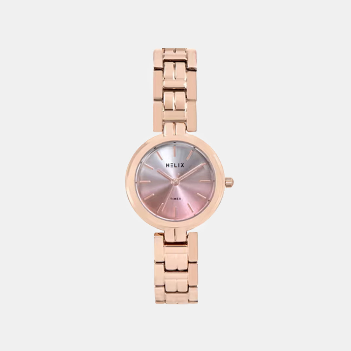 Women Quartz Pink Dial Analog Brass Watch TW065HL00T