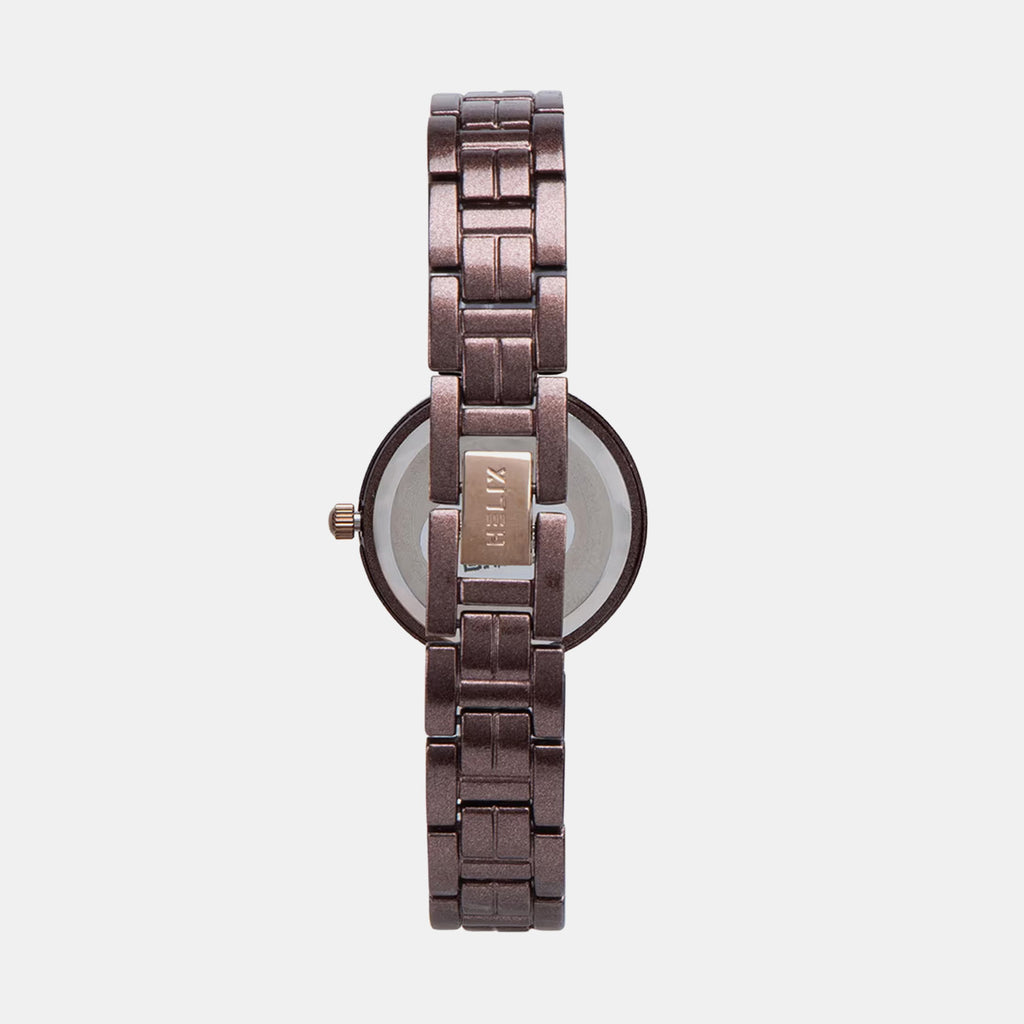 Women Quartz Brown Dial Analog Brass Watch TW065HL01T