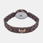 Women Quartz Brown Dial Analog Brass Watch TW065HL01T