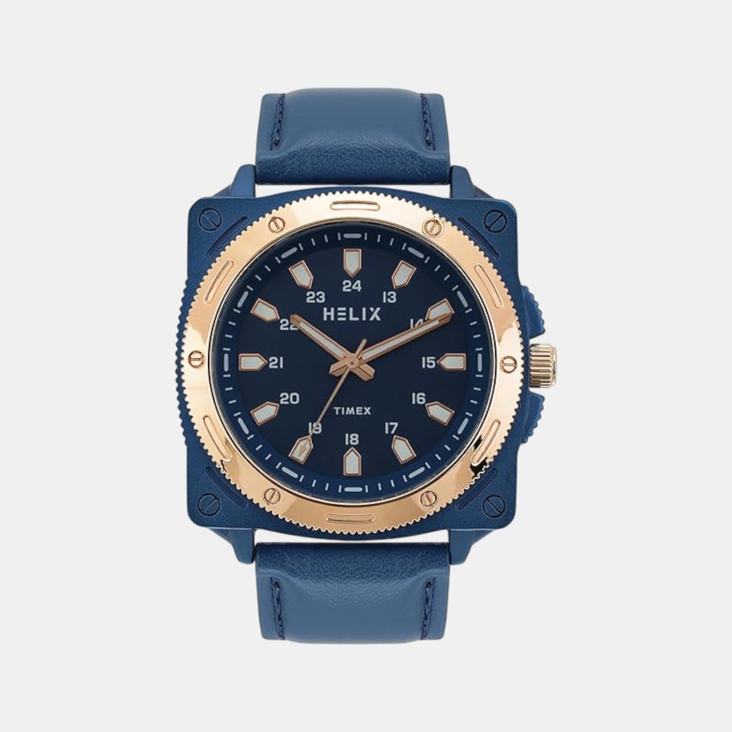 Men Quartz Blue Dial Analog Stainless Steel Watch TW066HG01T