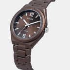 Men Quartz Brown Dial Analog Stainless Steel Watch TW066HG02T