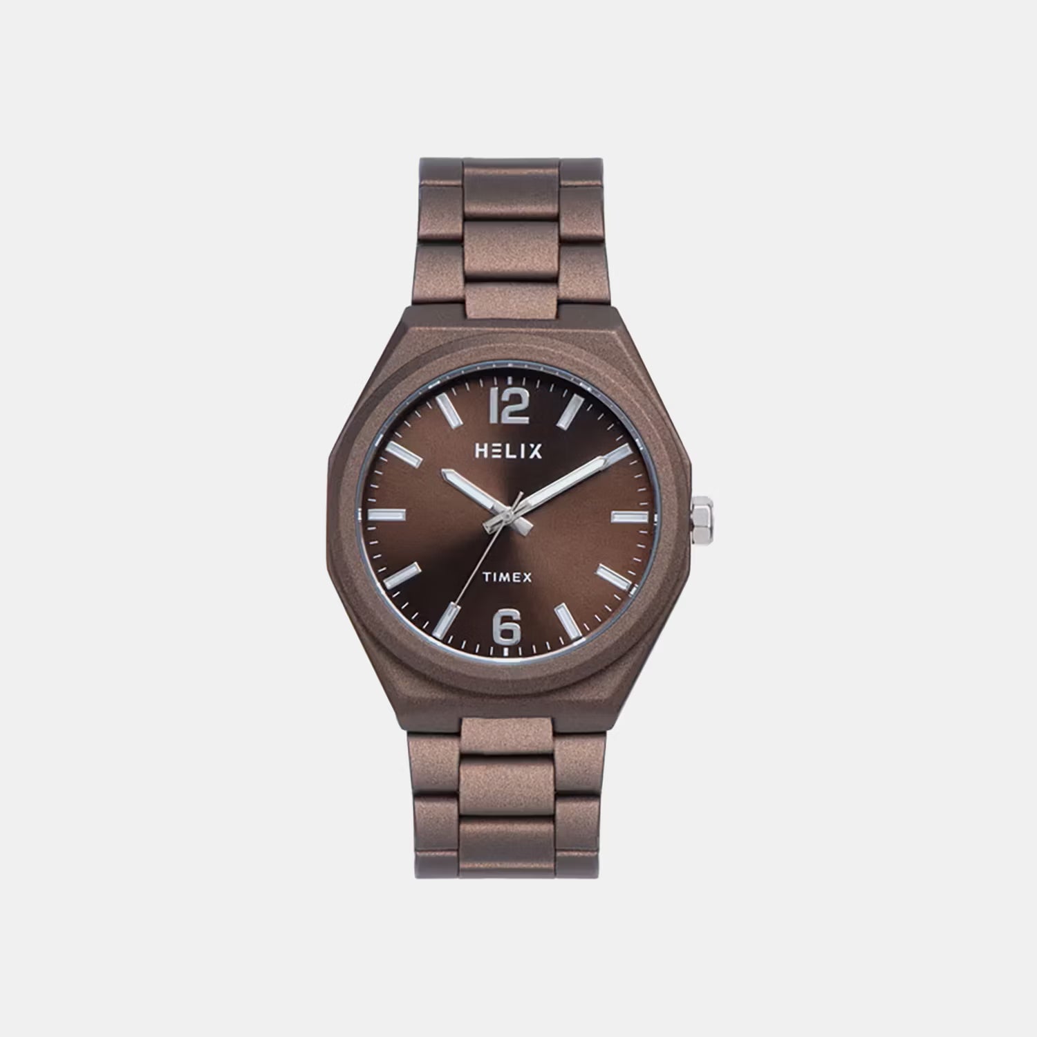 Men Quartz Brown Dial Analog Stainless Steel Watch TW066HG02T