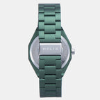 Men Quartz Green Dial Analog Stainless Steel Watch TW066HG03T