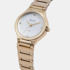 Women Quartz White Dial Analog Brass Watch TW066HL00T