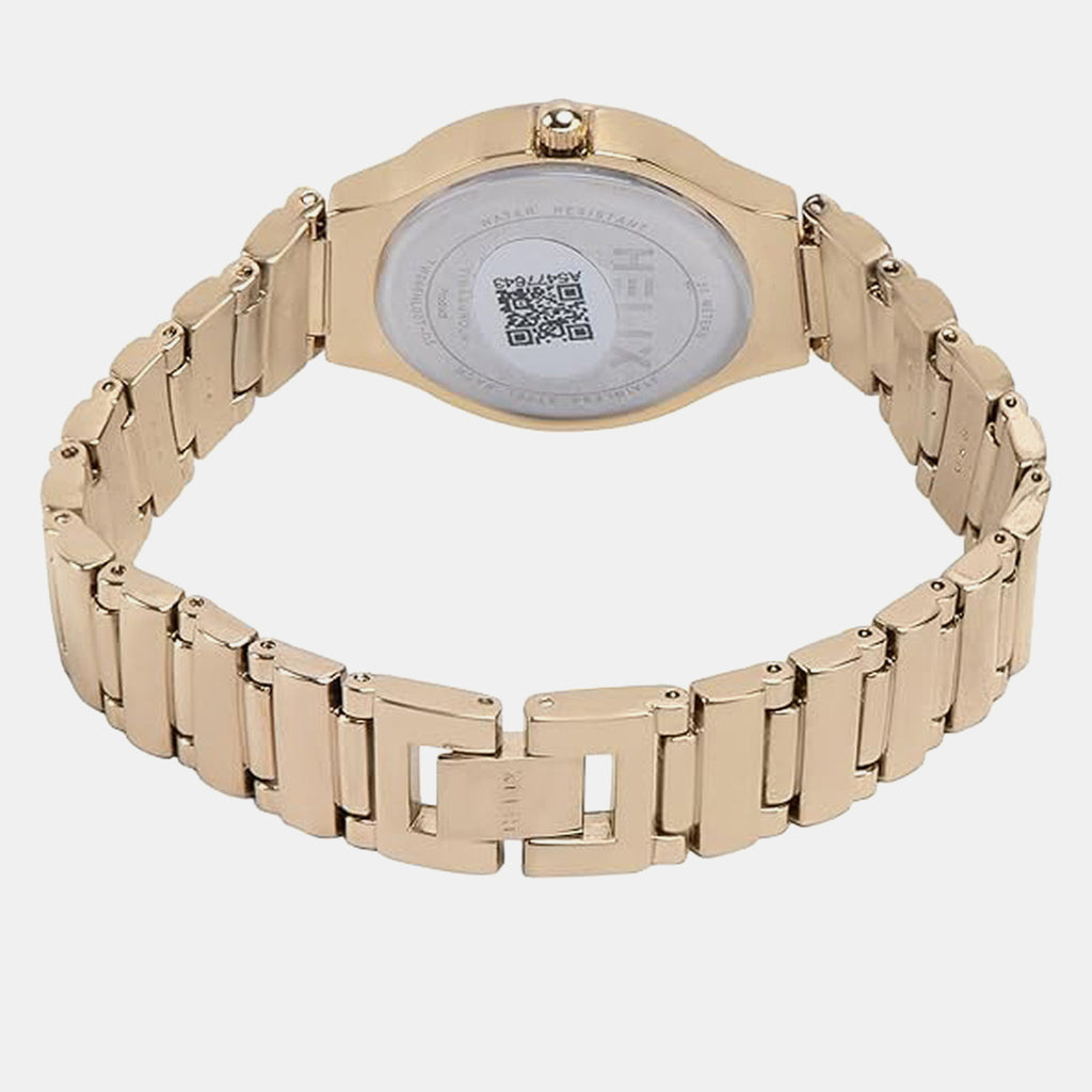 Women Quartz White Dial Analog Brass Watch TW066HL00T