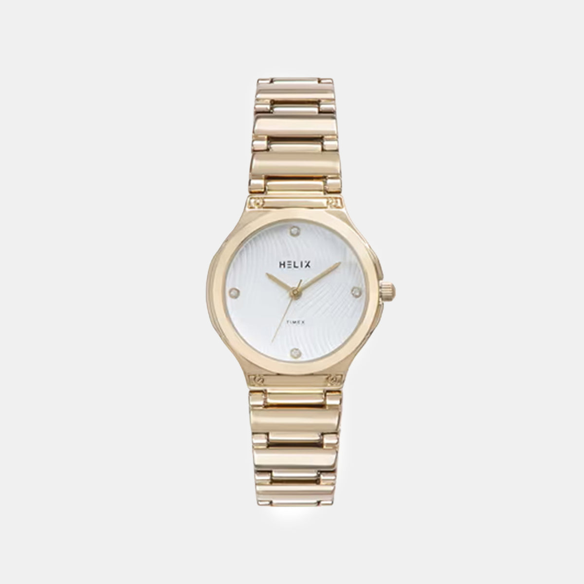 Women Quartz White Dial Analog Brass Watch TW066HL00T