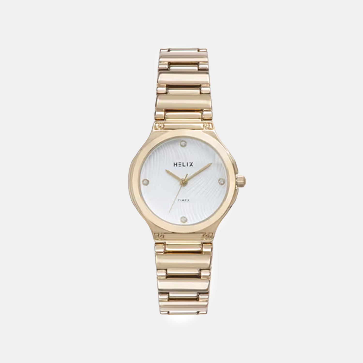Women Quartz White Dial Analog Brass Watch TW066HL00T