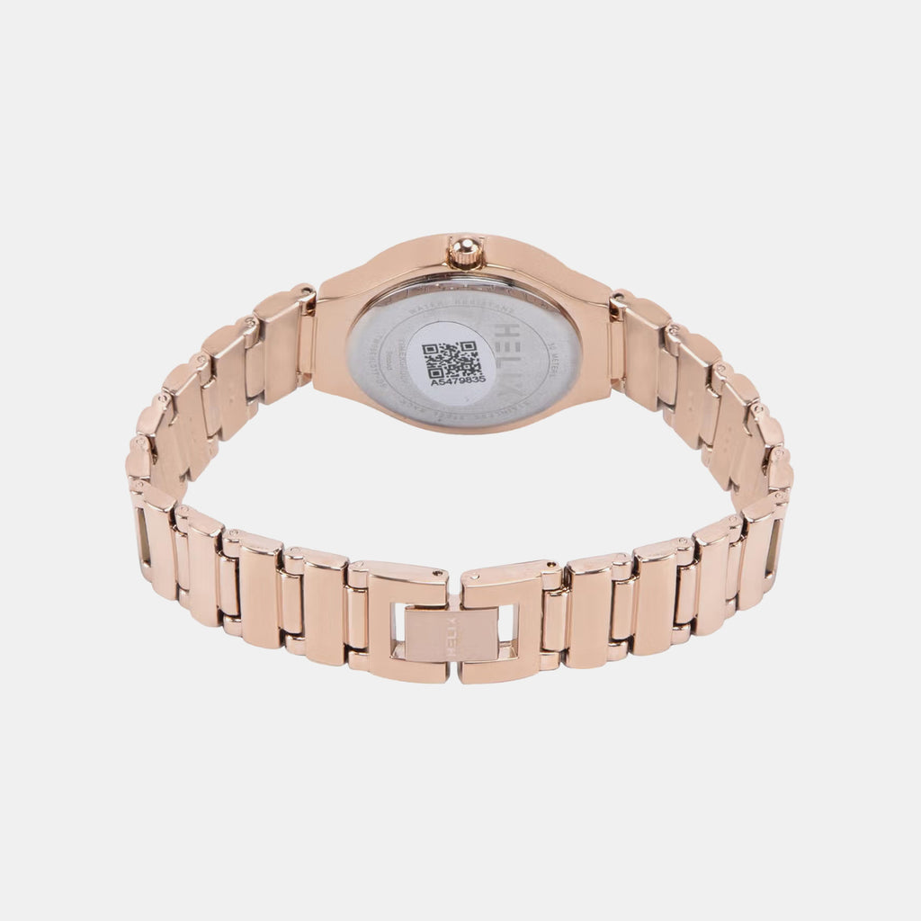 Women Quartz Pink Dial Analog Brass Watch TW066HL01T