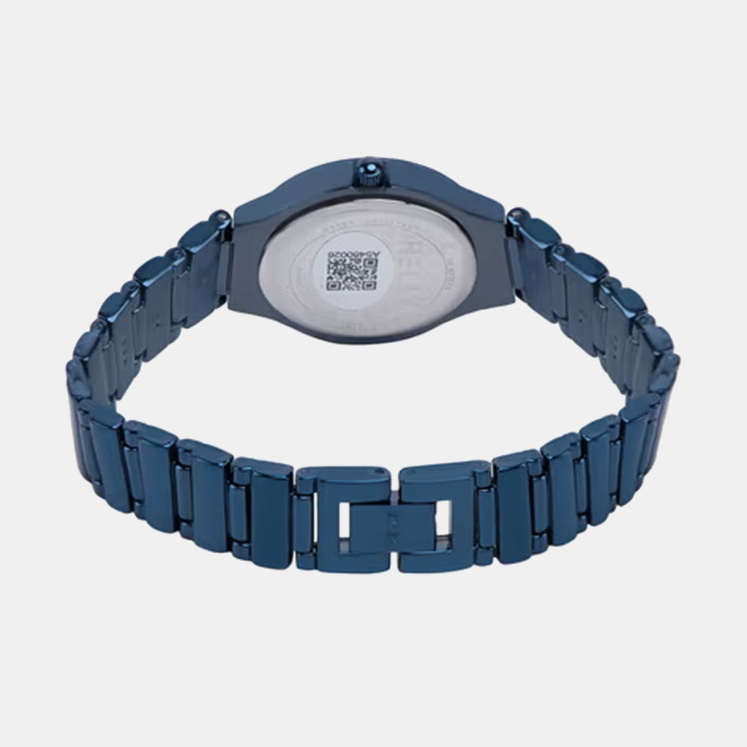 Women Quartz Blue Dial Analog Brass Watch TW066HL02T