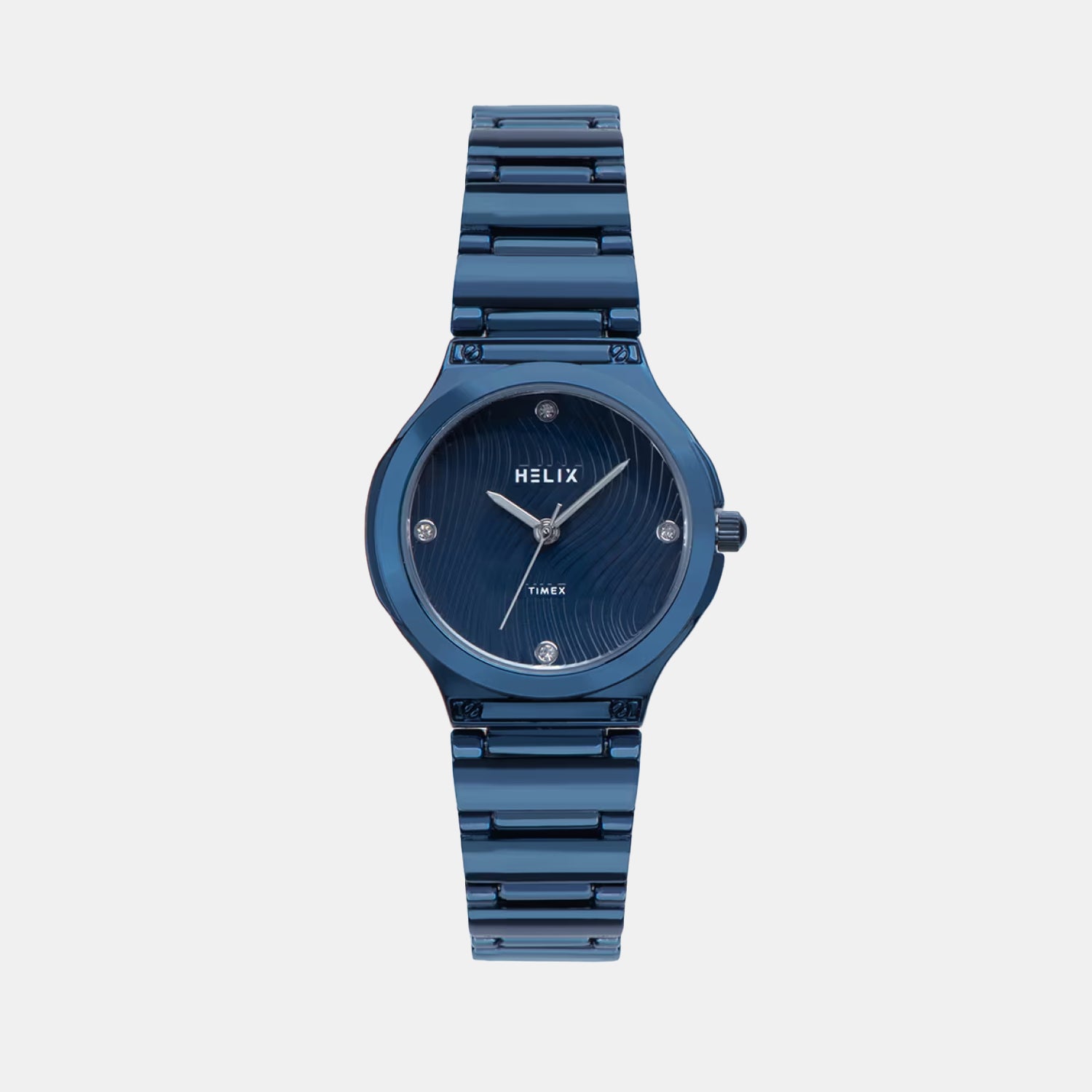 Women Quartz Blue Dial Analog Brass Watch TW066HL02T