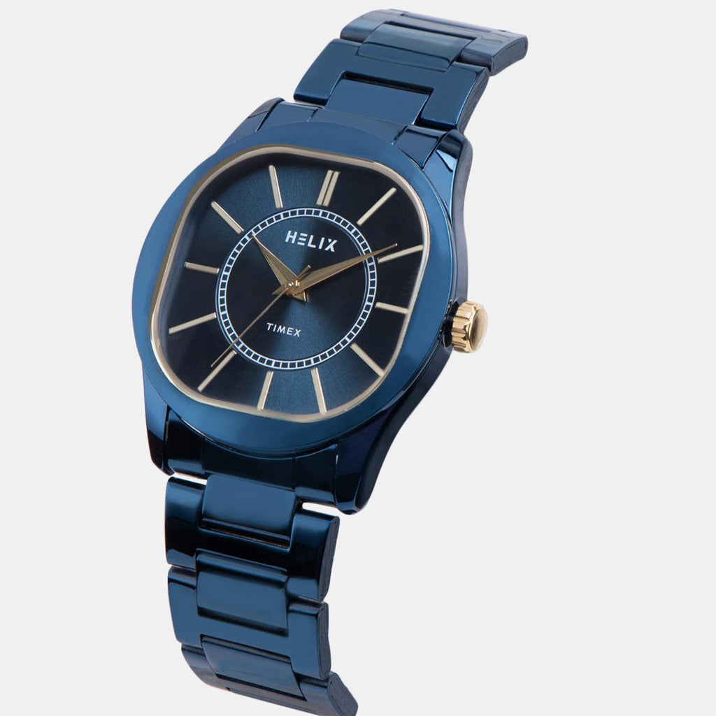 Men Quartz Blue Dial Analog Stainless Steel Watch TW067HG01T