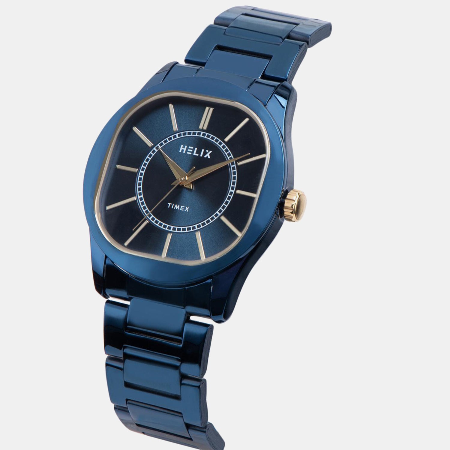 Men Quartz Blue Dial Analog Stainless Steel Watch TW067HG01T