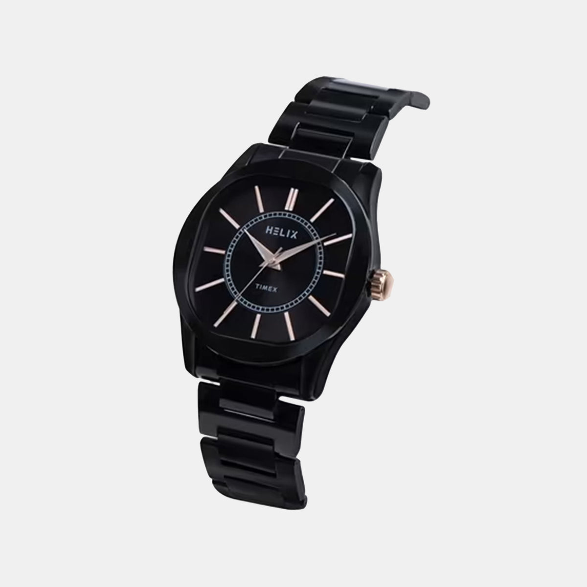 Men Quartz Black Dial Analog Stainless Steel Watch TW067HG02T