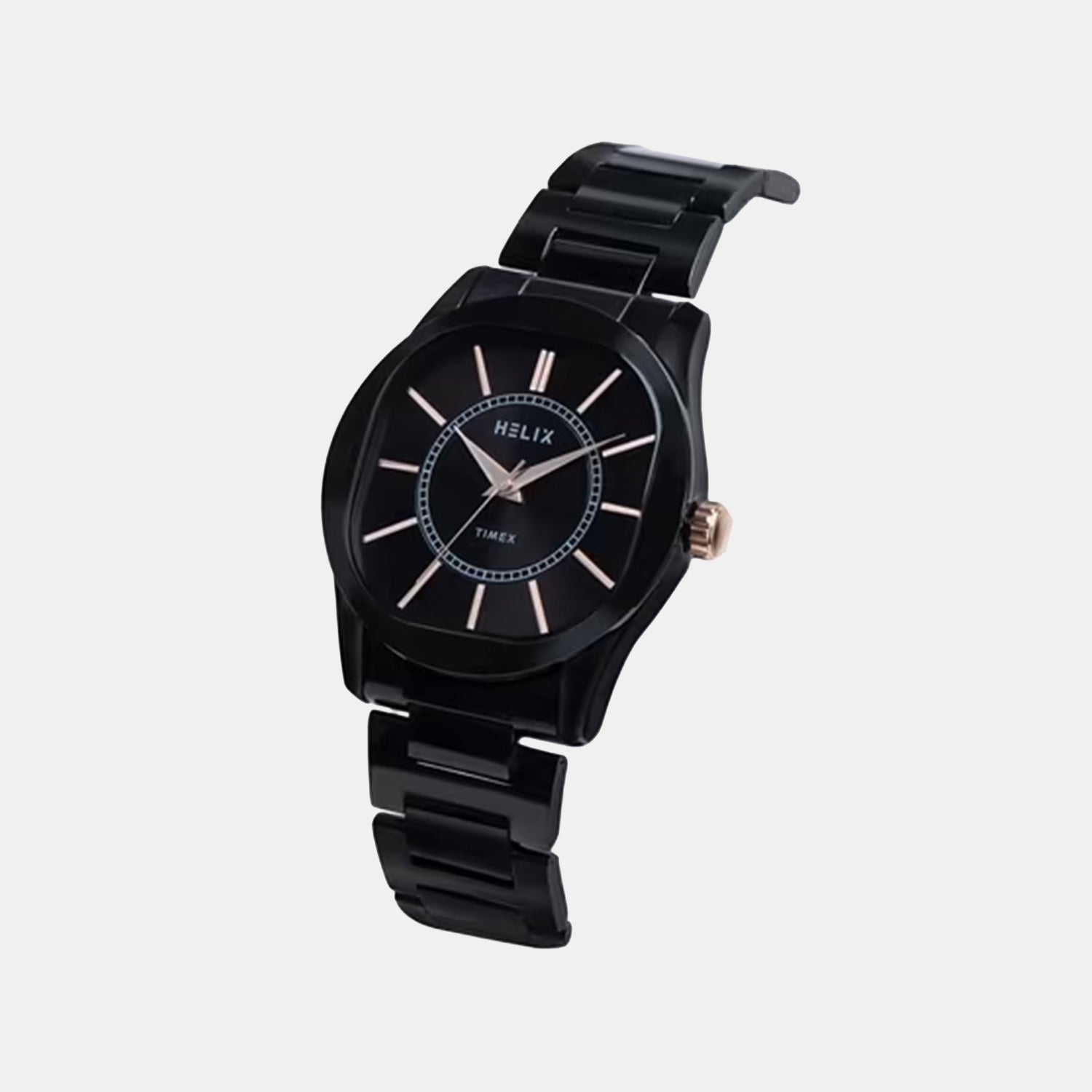 Men Quartz Black Dial Analog Stainless Steel Watch TW067HG02T