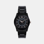Men Quartz Black Dial Analog Stainless Steel Watch TW067HG02T