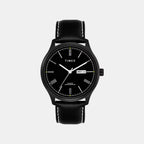 Fashion Men Quartz Dial Analog Leather Watch TW0TG6523