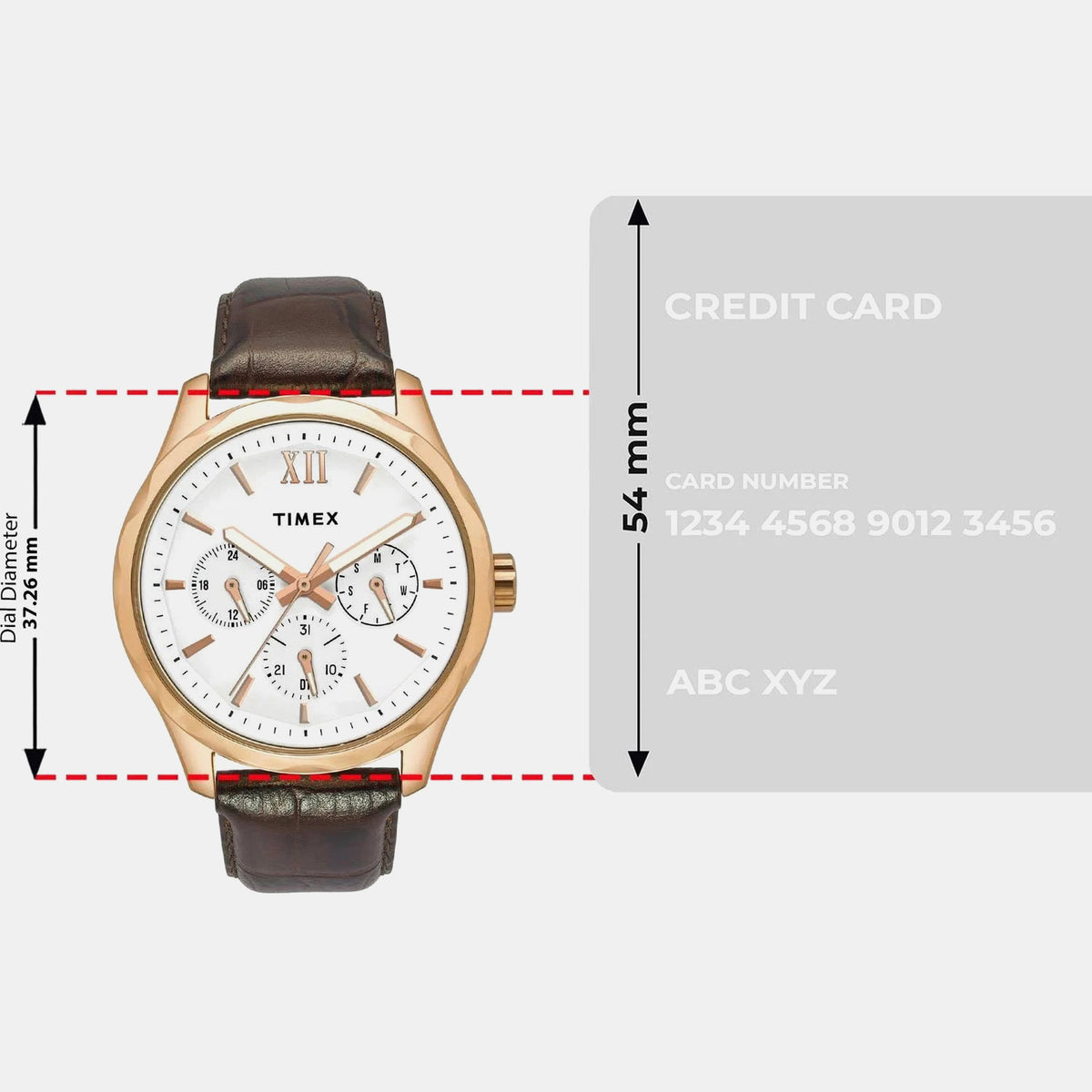 Signio Men Quartz White Dial Multi-Function Leather Watch TW0TG7600