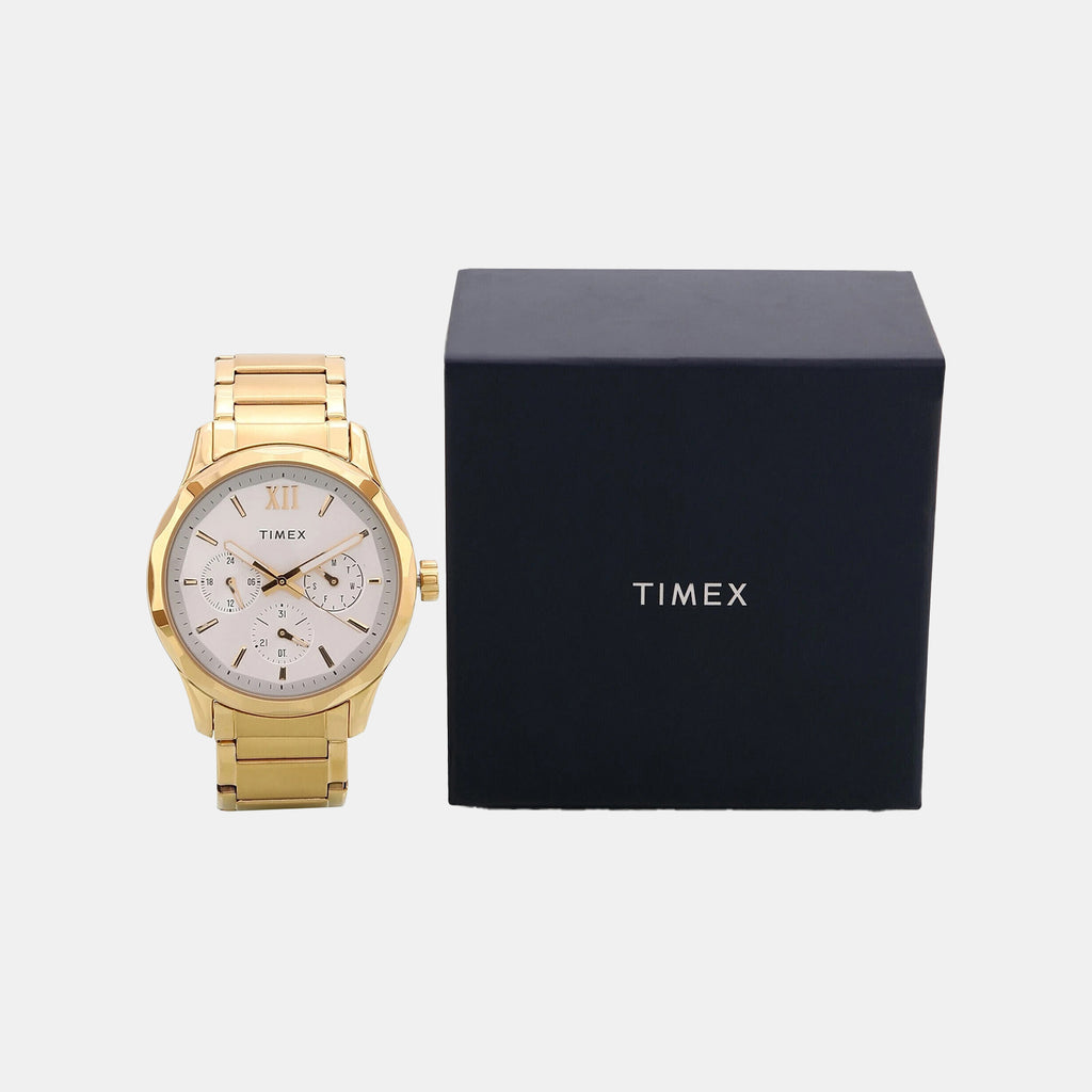 Signio Men Quartz Silver Dial Multi-Function Stainless Steel Watch TW0TG7604