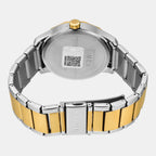 Fashion Men Quartz White Dial Multi-Function Stainless Steel Watch TW0TG7624