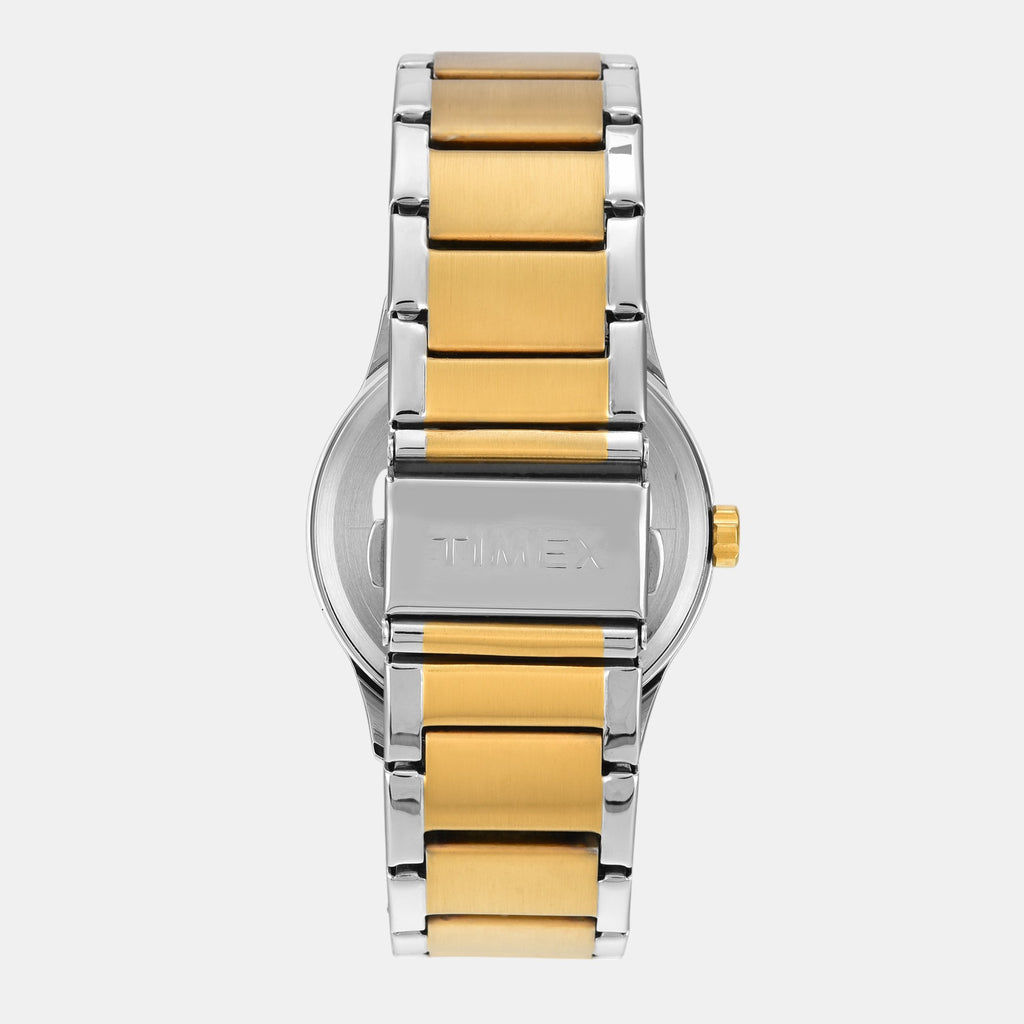 Fashion Men Quartz White Dial Multi-Function Stainless Steel Watch TW0TG7624