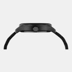 Fashion Men Quartz Black Dial Multi-Function Stainless Steel Watch TW0TG7625