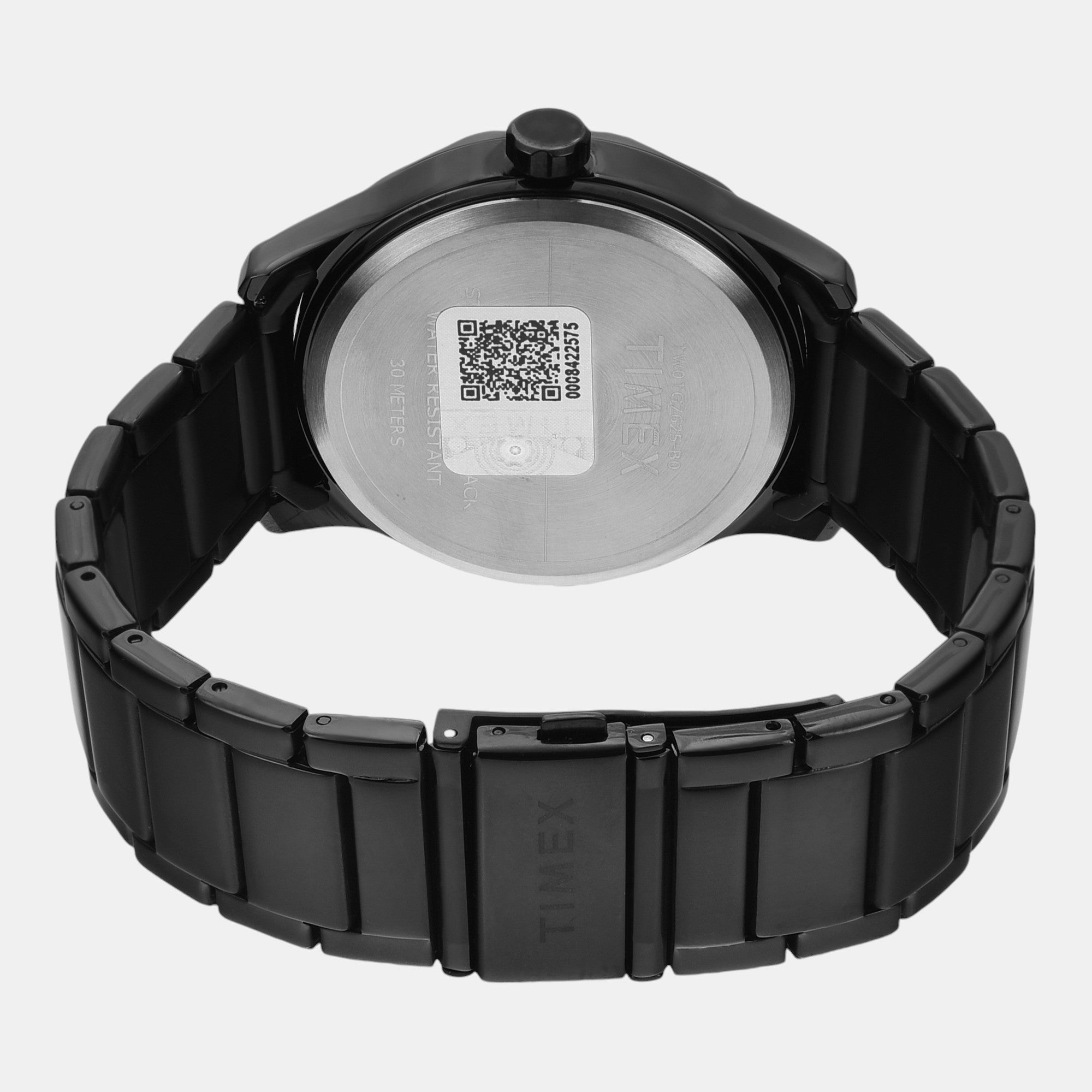 Fashion Men Quartz Black Dial Multi-Function Stainless Steel Watch TW0TG7625