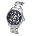 E Class Men Quartz Blue Dial Multi-Function Stainless Steel Watch TW0TG7627