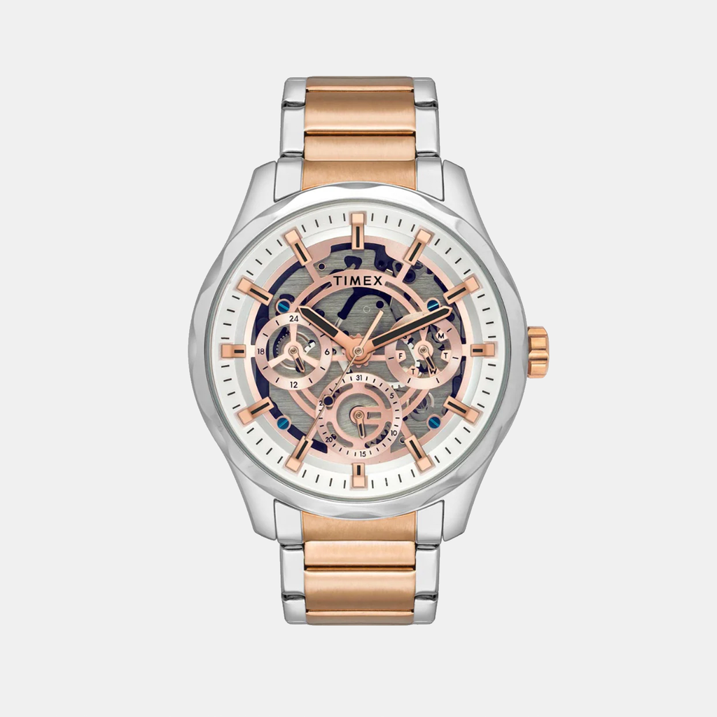Timex Round Rose Gold Analog watch