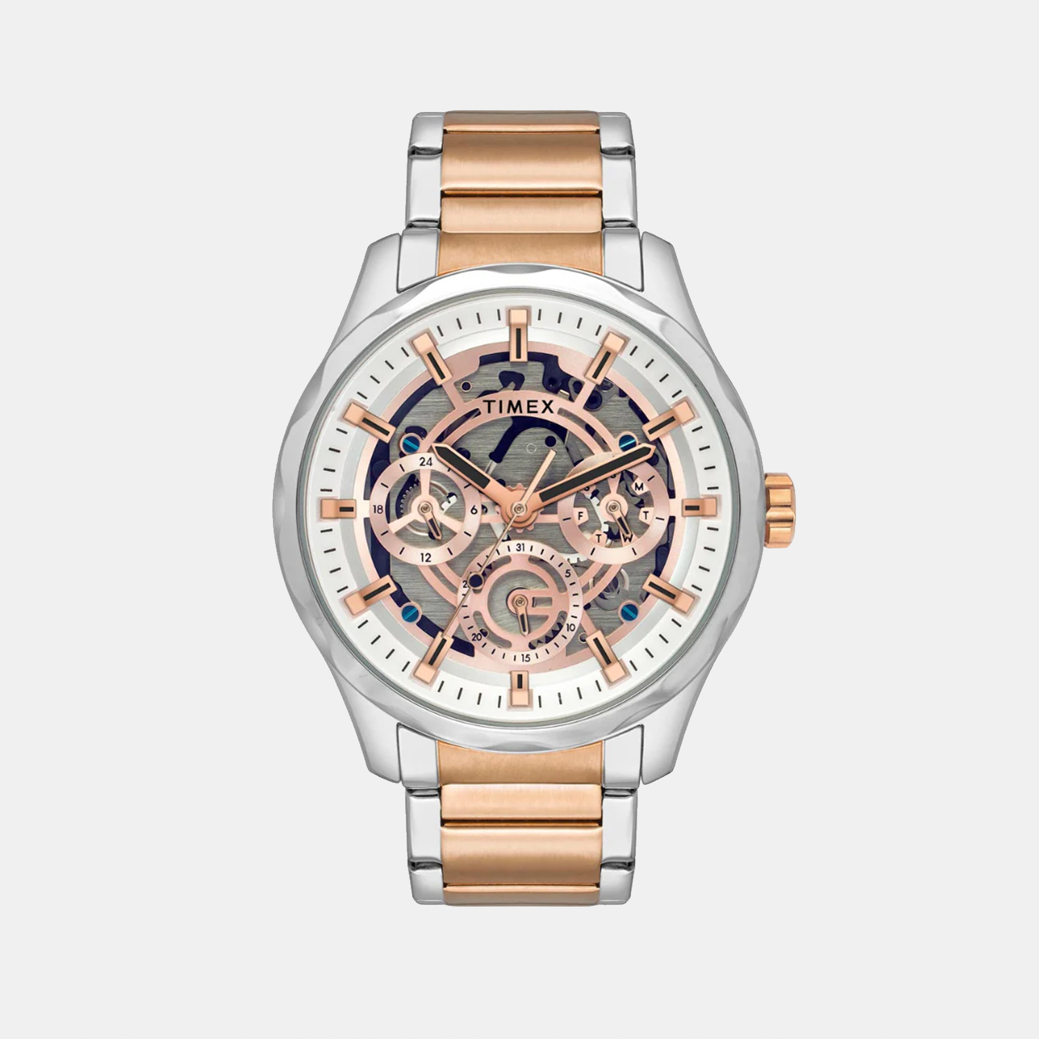 Timex Round Rose Gold Analog watch