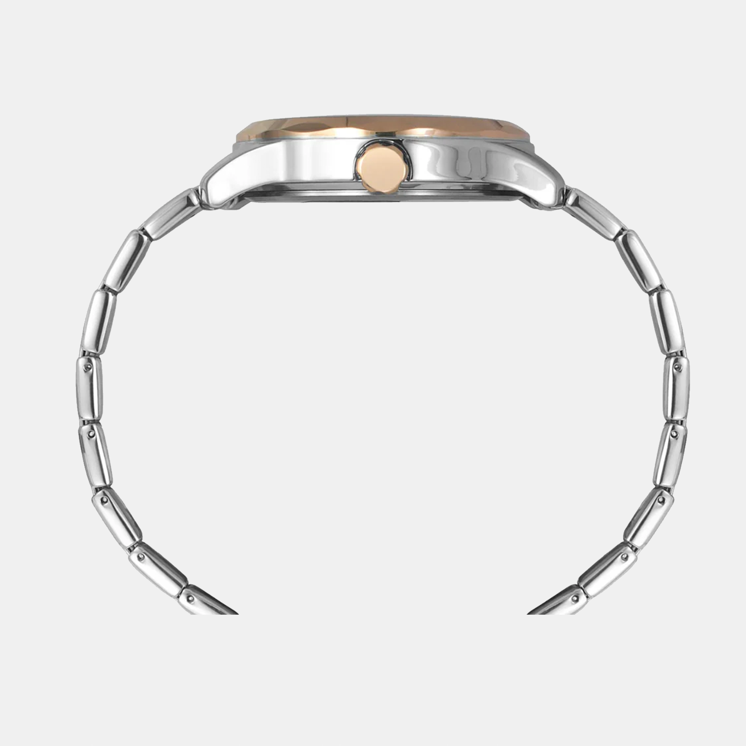 Timex Men Round Rose Gold watch